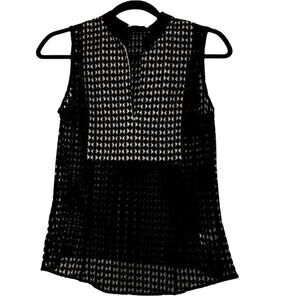 VMT LA Black Luxe crochet top, Career, 
Capsule, Minimalist, Cocktails, 2